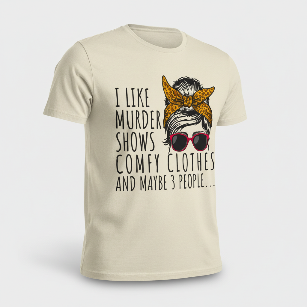 Murder Shows & Chill - T-Shirt_space