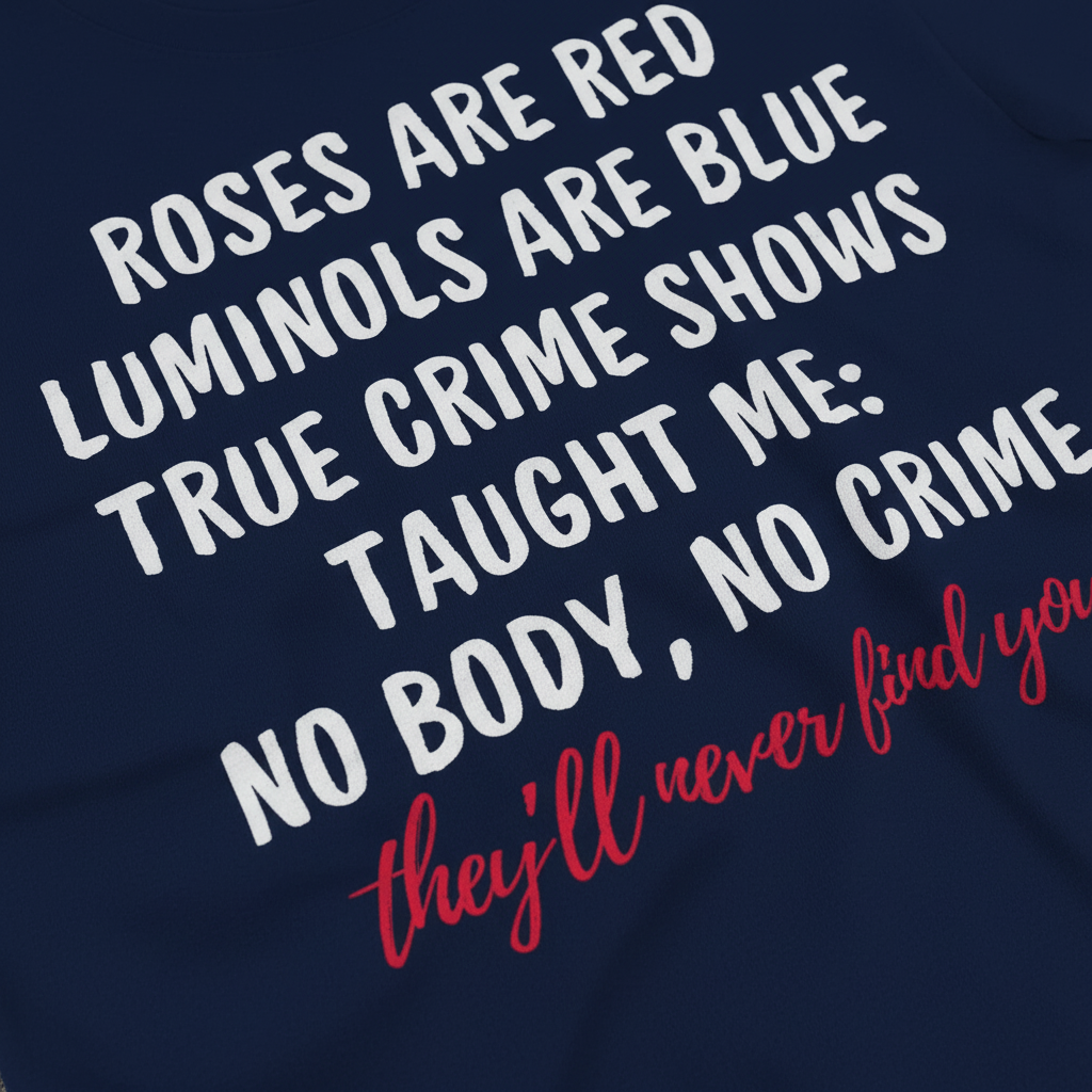 They Will Never Find You T-Shirt_closeup