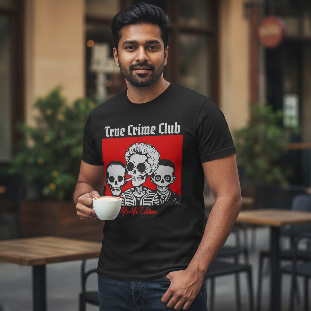 True Crime Club - Afterlife Edition T-shirt_lifestyle