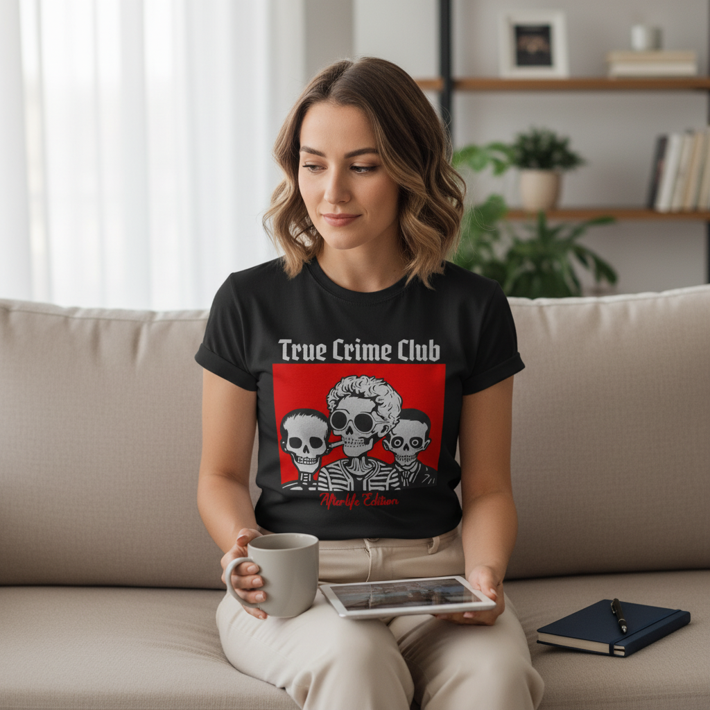 True Crime Club - Afterlife Edition T-shirt_use