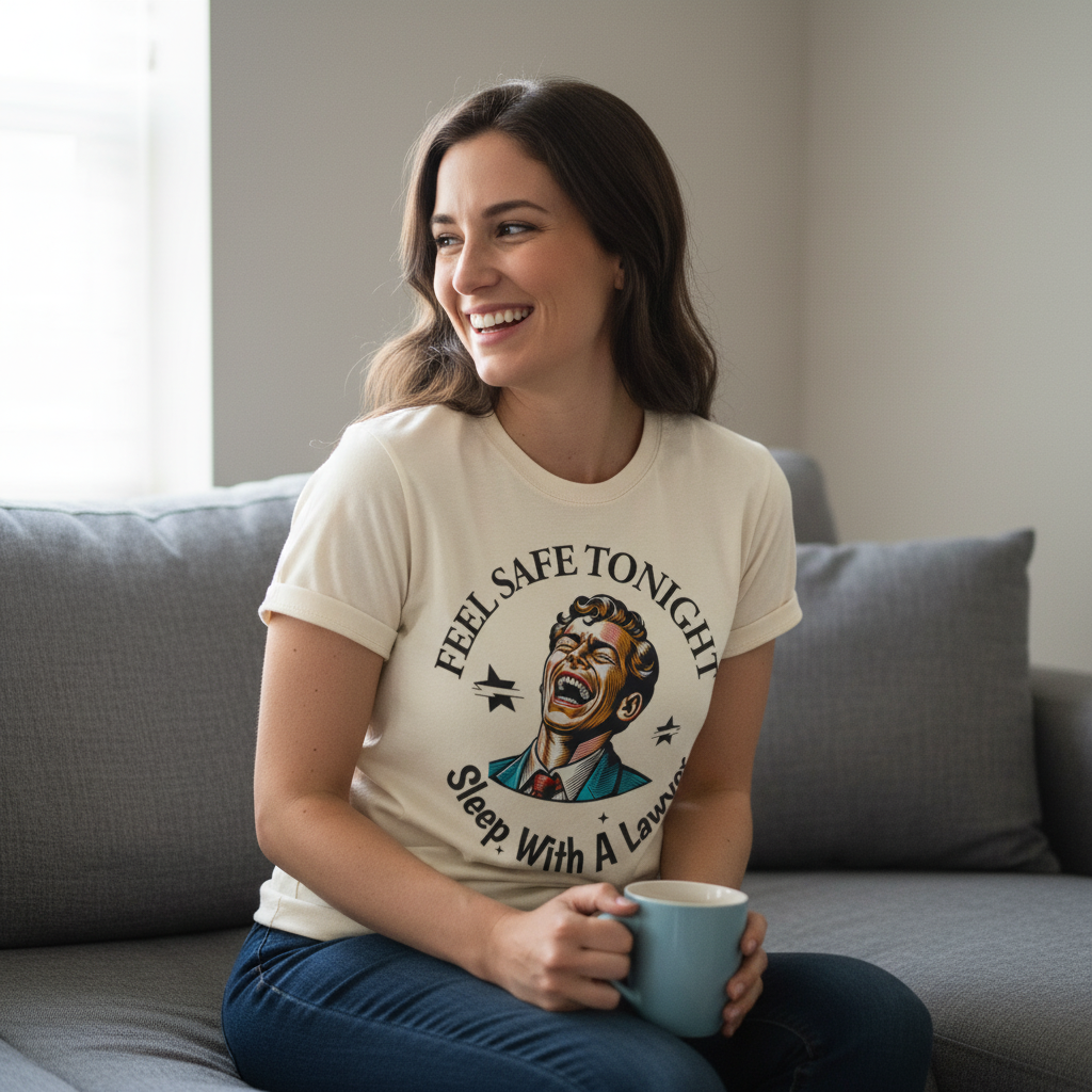 Sleep With a Lawyer T-shirt_use