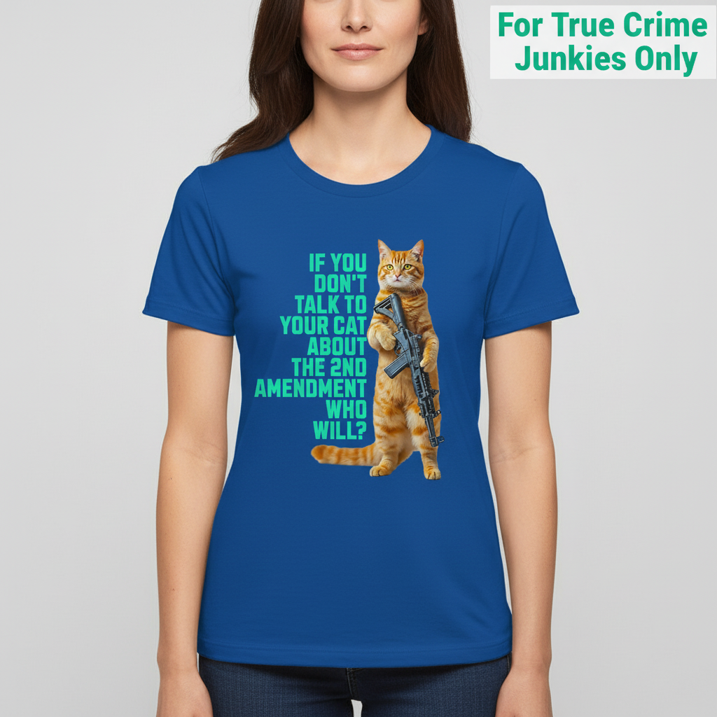 Armed & Purrpared - 2nd Amendment Cat T-shirt_hero