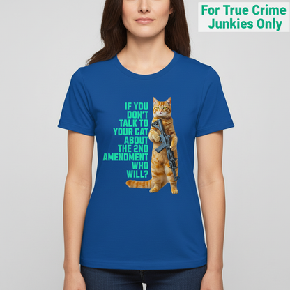 Armed & Purrpared - 2nd Amendment Cat T-shirt_hero