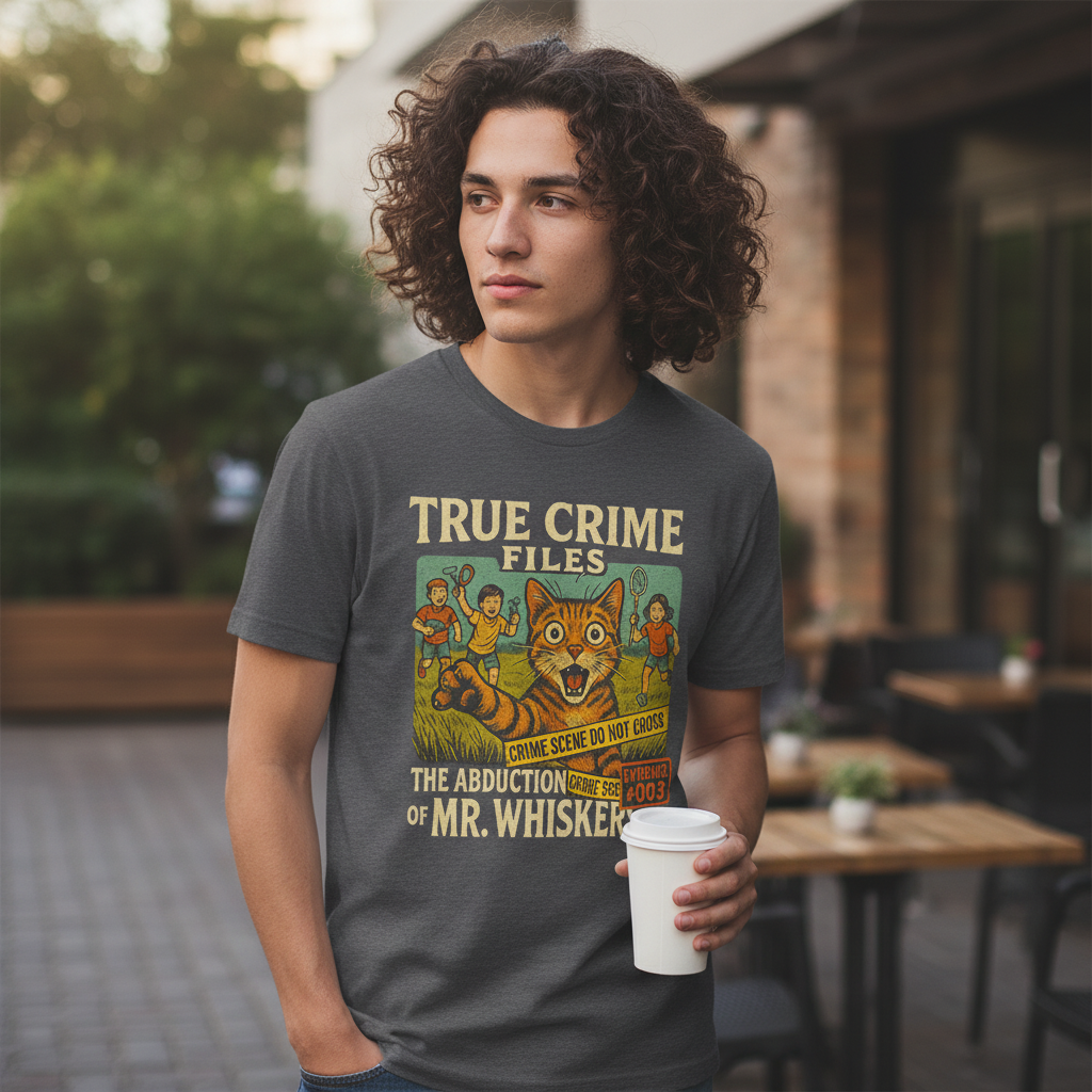 The Abduction of Mr. Whiskers T-Shirt_lifestyle