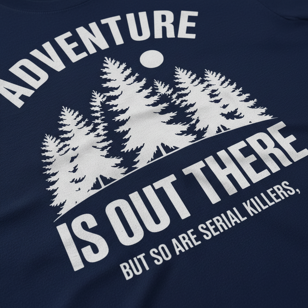 Adventure & Serial Killers T-Shirt_closeup