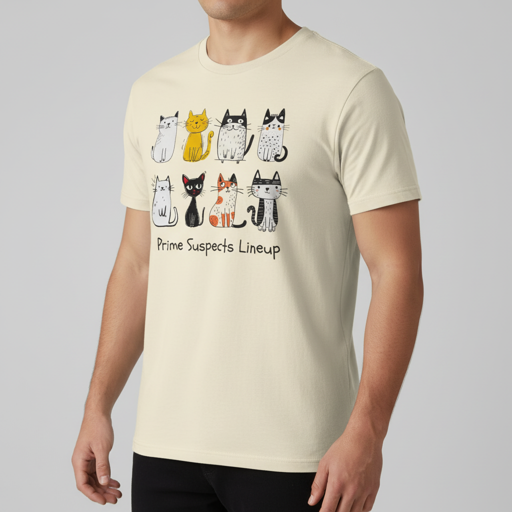 Quirky Cats Squad T-Shirt_benefit