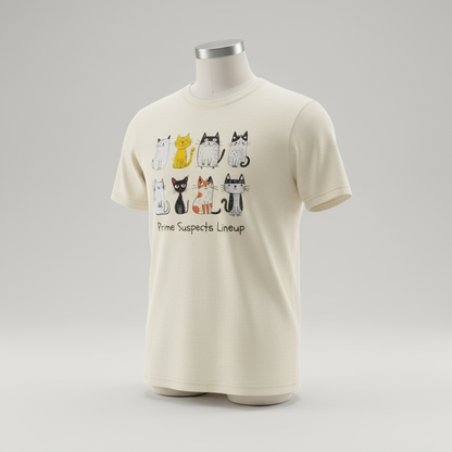 Quirky Cats Squad T-Shirt_space