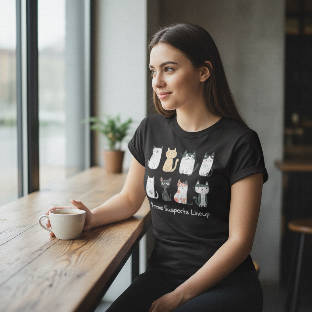 Quirky Cats Squad T-Shirt_use