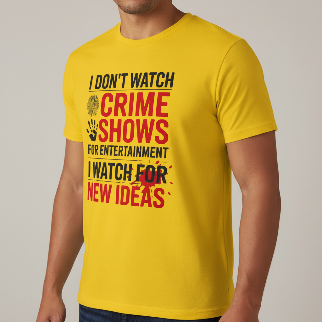 Crime Show Inspiration T-Shirt_benefit