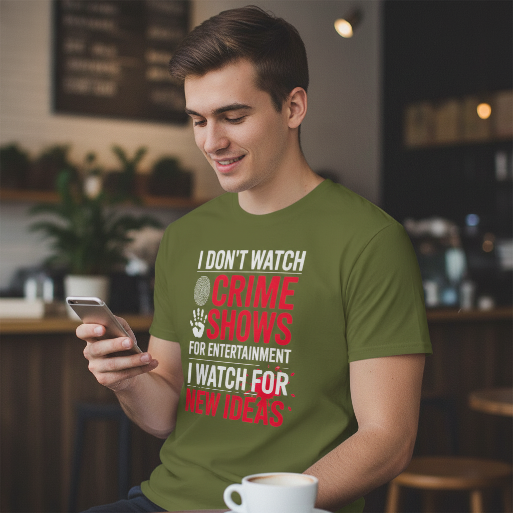 Crime Show Inspiration T-Shirt_lifestyle