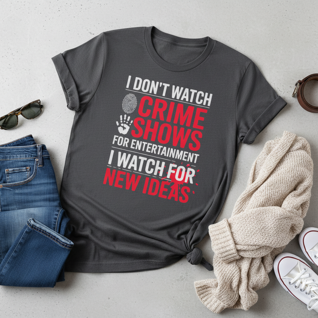 Crime Show Inspiration T-Shirt_pairing