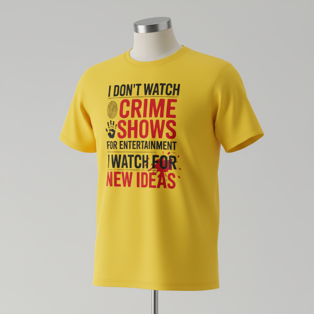 Crime Show Inspiration T-Shirt_space