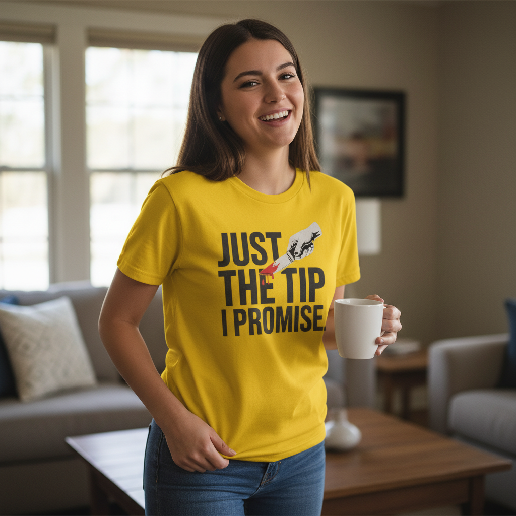 Just the Tip I Promise T-Shirt_use