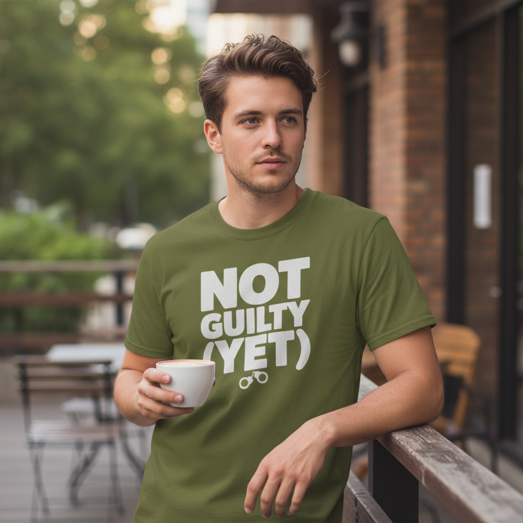 Not Guilty (Yet) T-Shirt_lifestyle