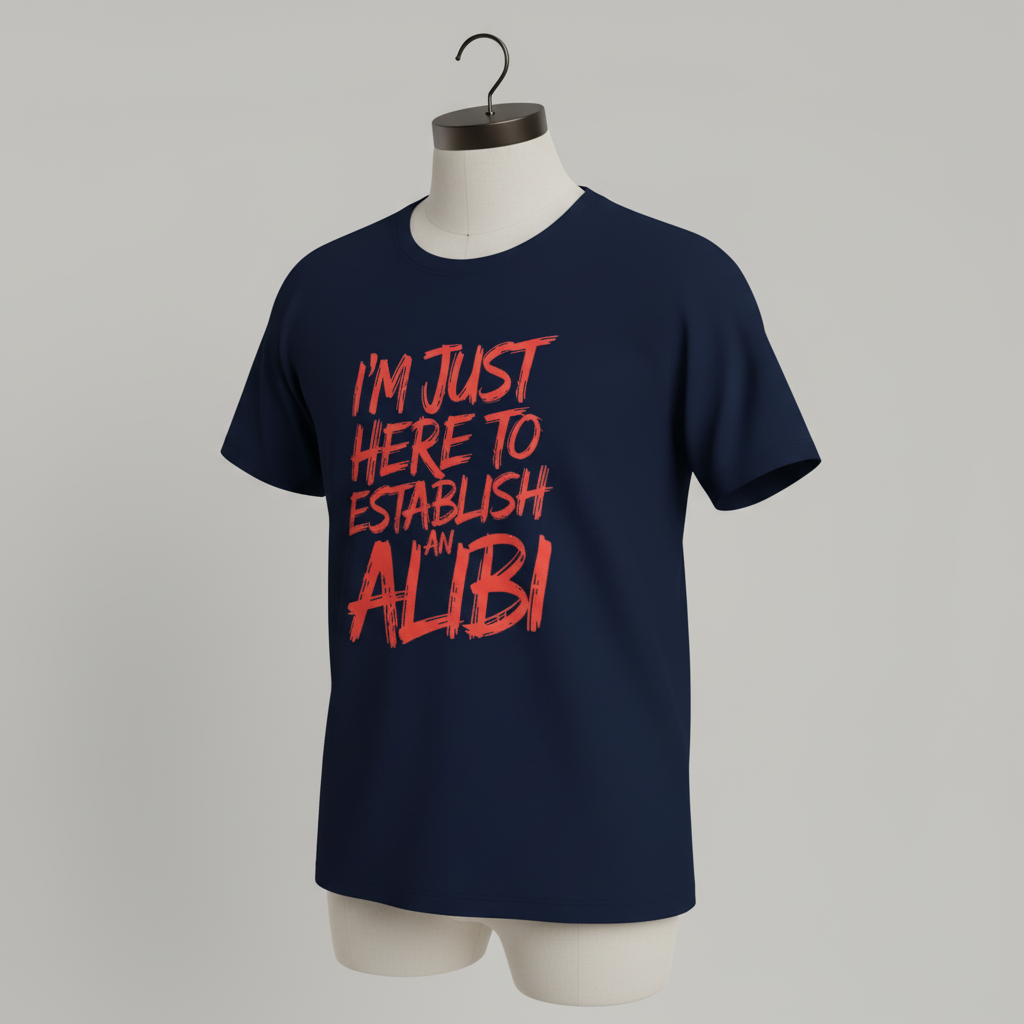 Establish an Alibi T-Shirt_space