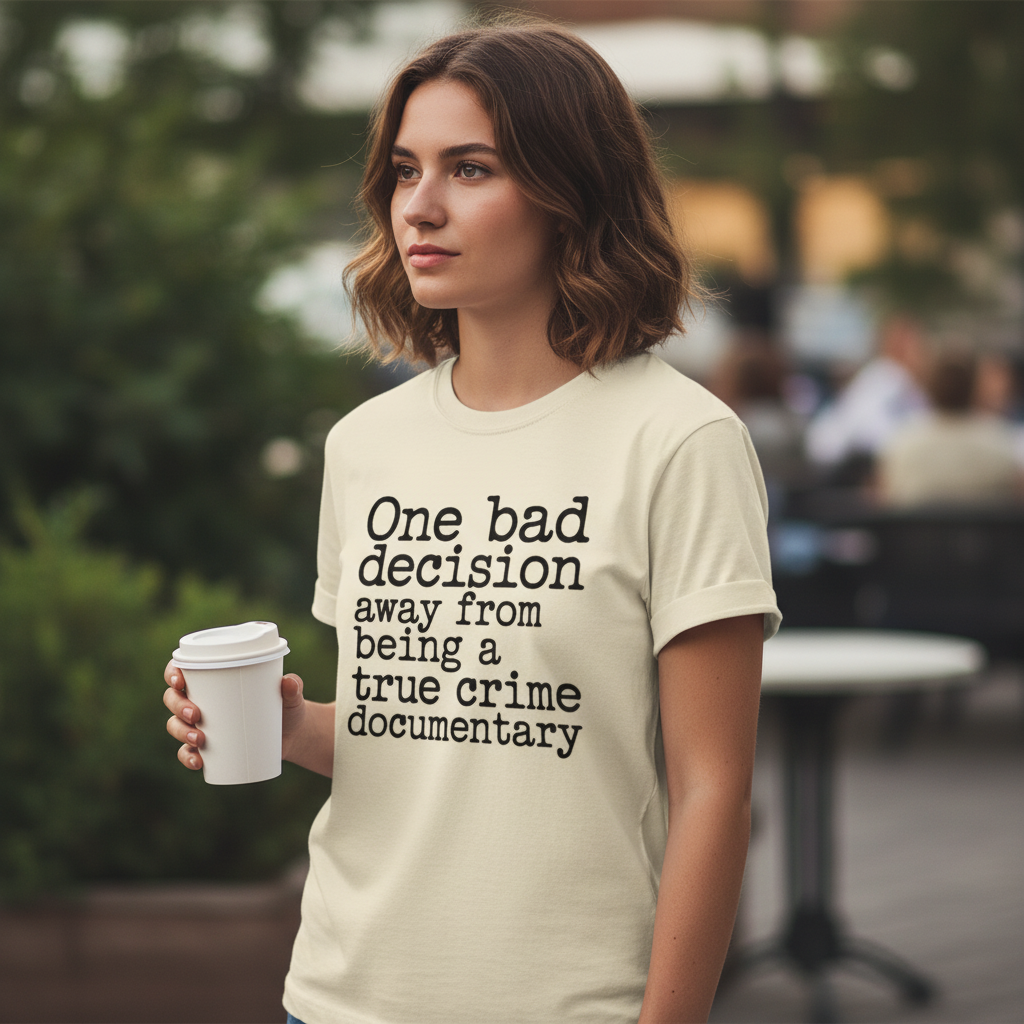 True Crime Vibes T-Shirt_lifestyle
