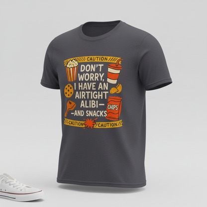 Airtight Alibi Snack T-Shirt_space
