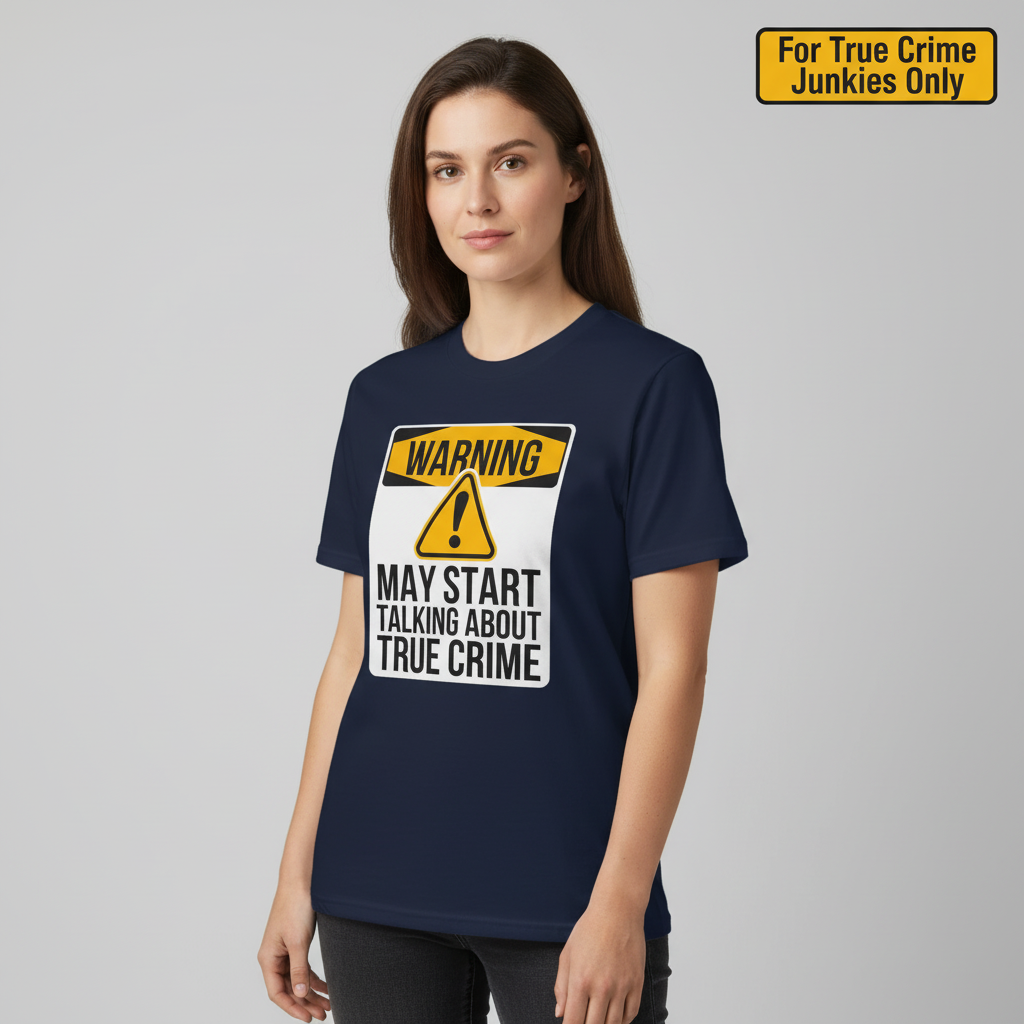 True Crime Warning T-Shirt_hero