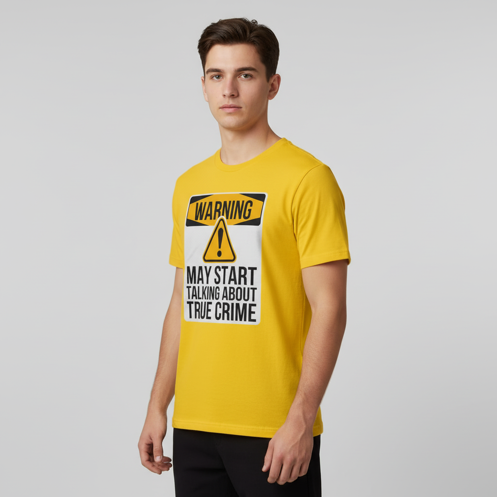 True Crime Warning T-Shirt_benefit