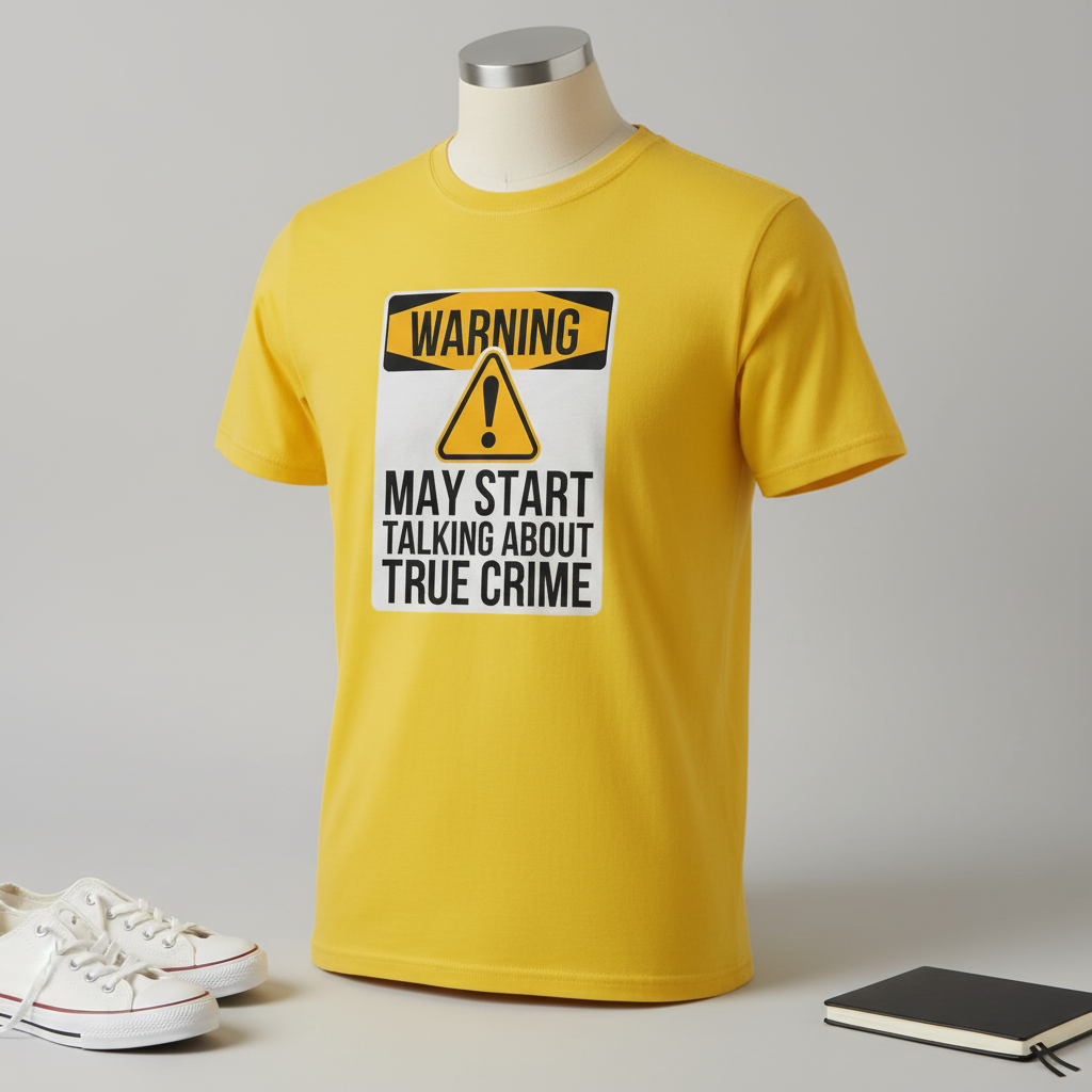 True Crime Warning T-Shirt_space