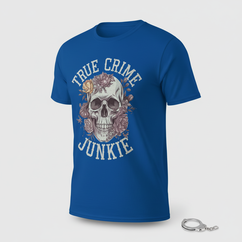 True Crime Junkie T-Shirt_space