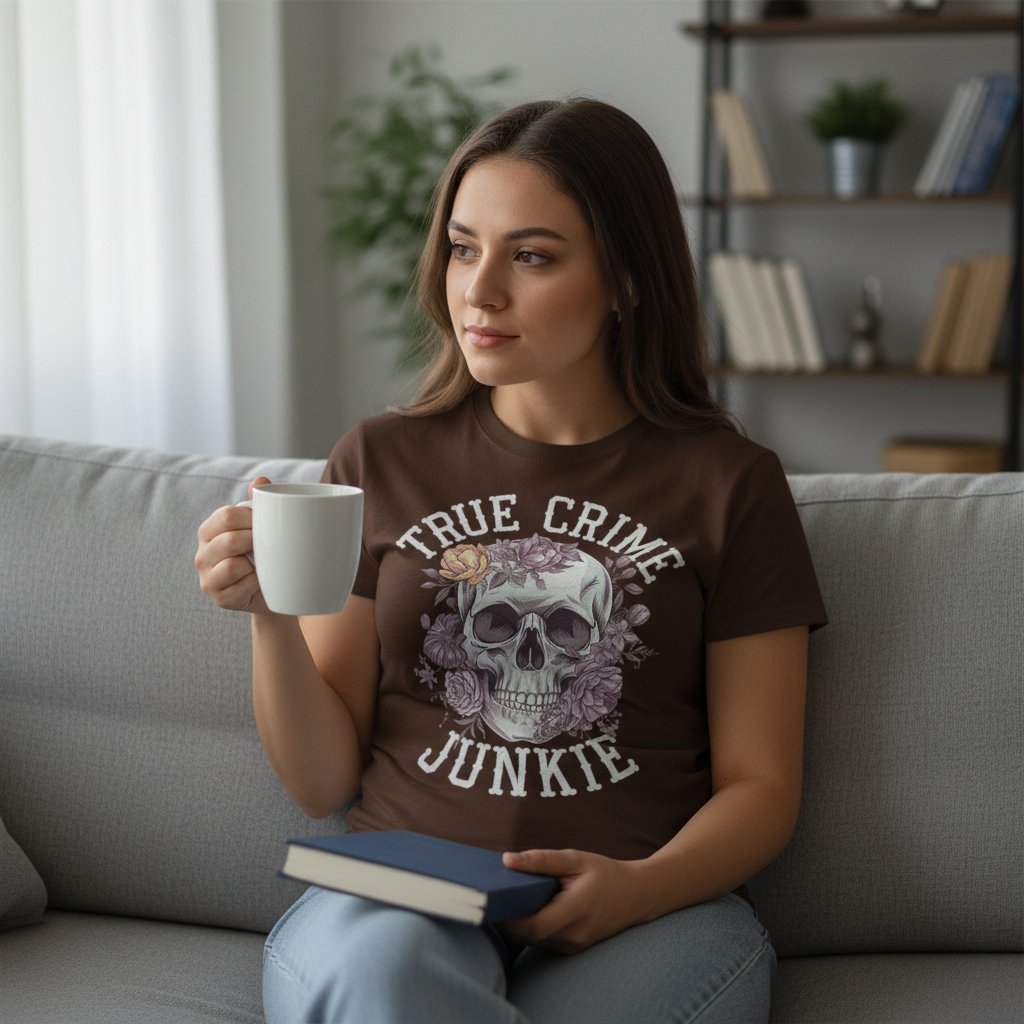 True Crime Junkie T-Shirt_use