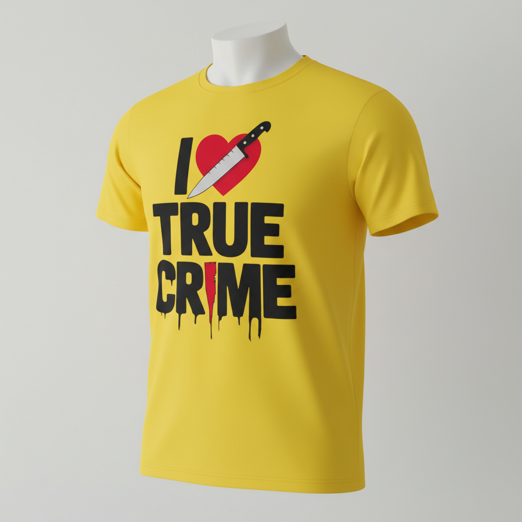 I Love True Crime T-Shirt_space