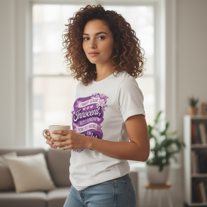 Innocent But Deadly T-Shirt_lifestyle