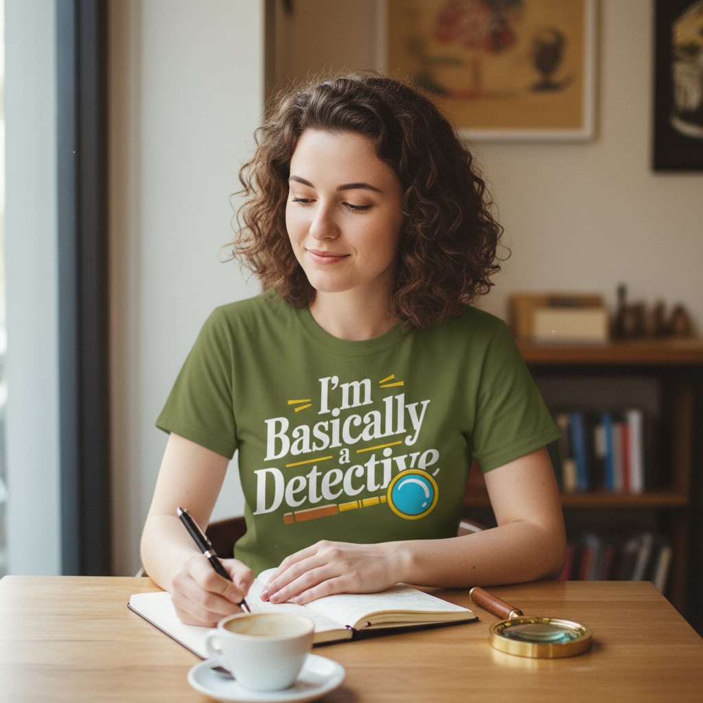 Basically a Detective T-Shirt_use