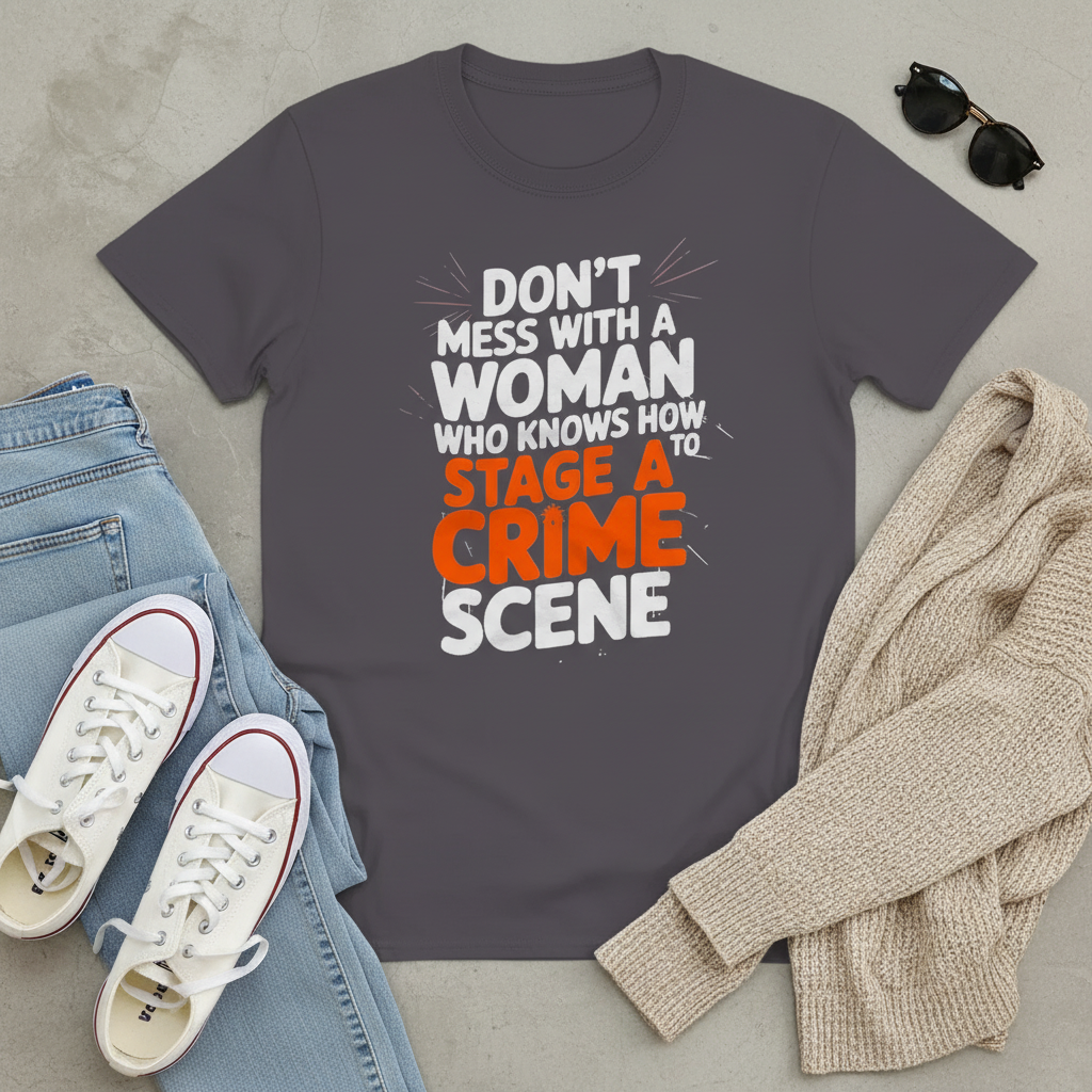 Staging a Crime Scene T-Shirt_pairing