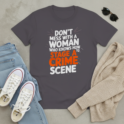 Staging a Crime Scene T-Shirt_pairing