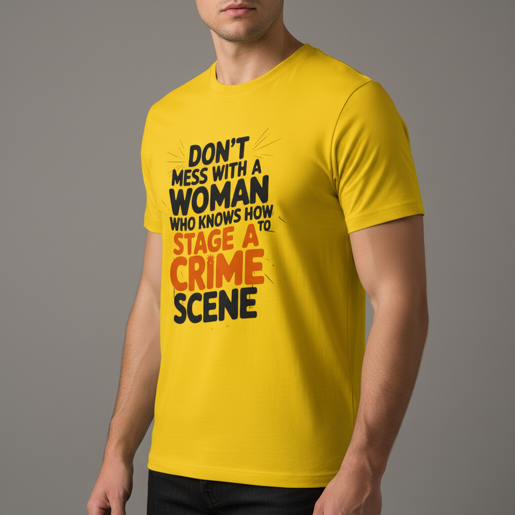 Staging a Crime Scene T-Shirt_benefit