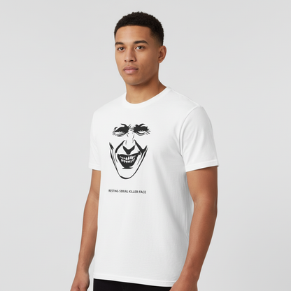 Resting Serial Killer Face T-Shirt_benefit