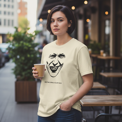 Resting Serial Killer Face T-Shirt_lifestyle
