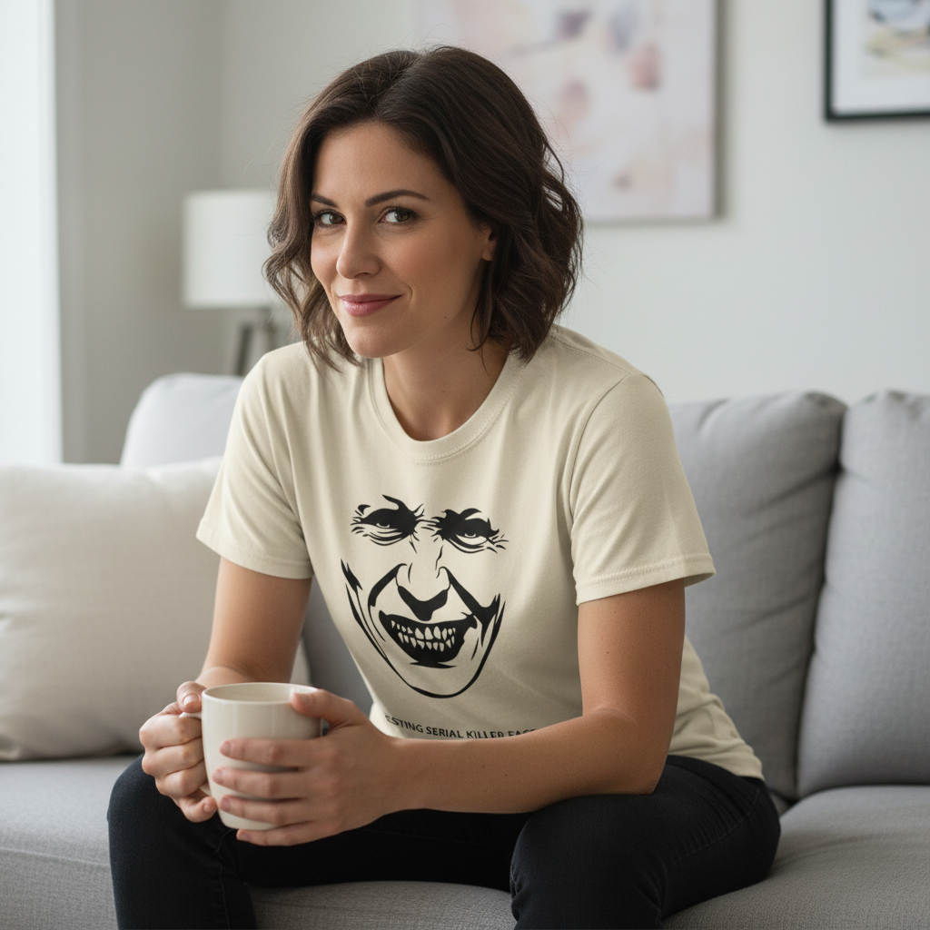Resting Serial Killer Face T-Shirt_use