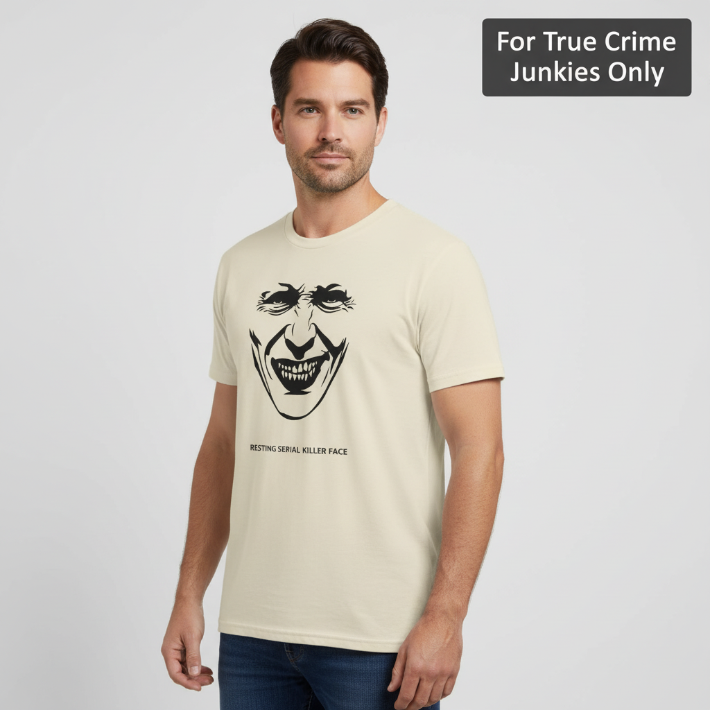 Resting Serial Killer Face T-Shirt_hero