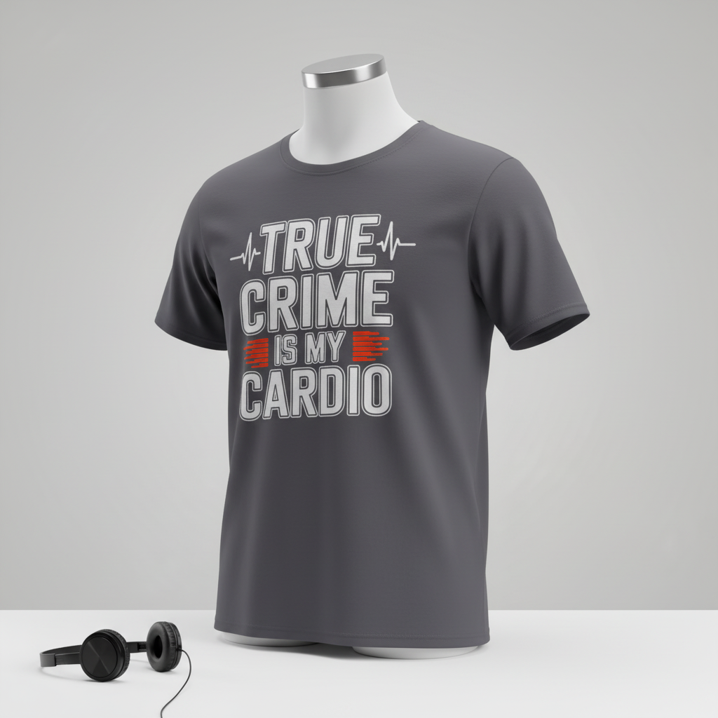 True Crime Cardio T-Shirt_space