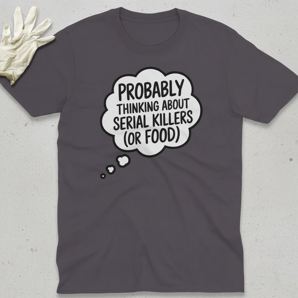 Serial Killers and Snacks T-Shirt_space