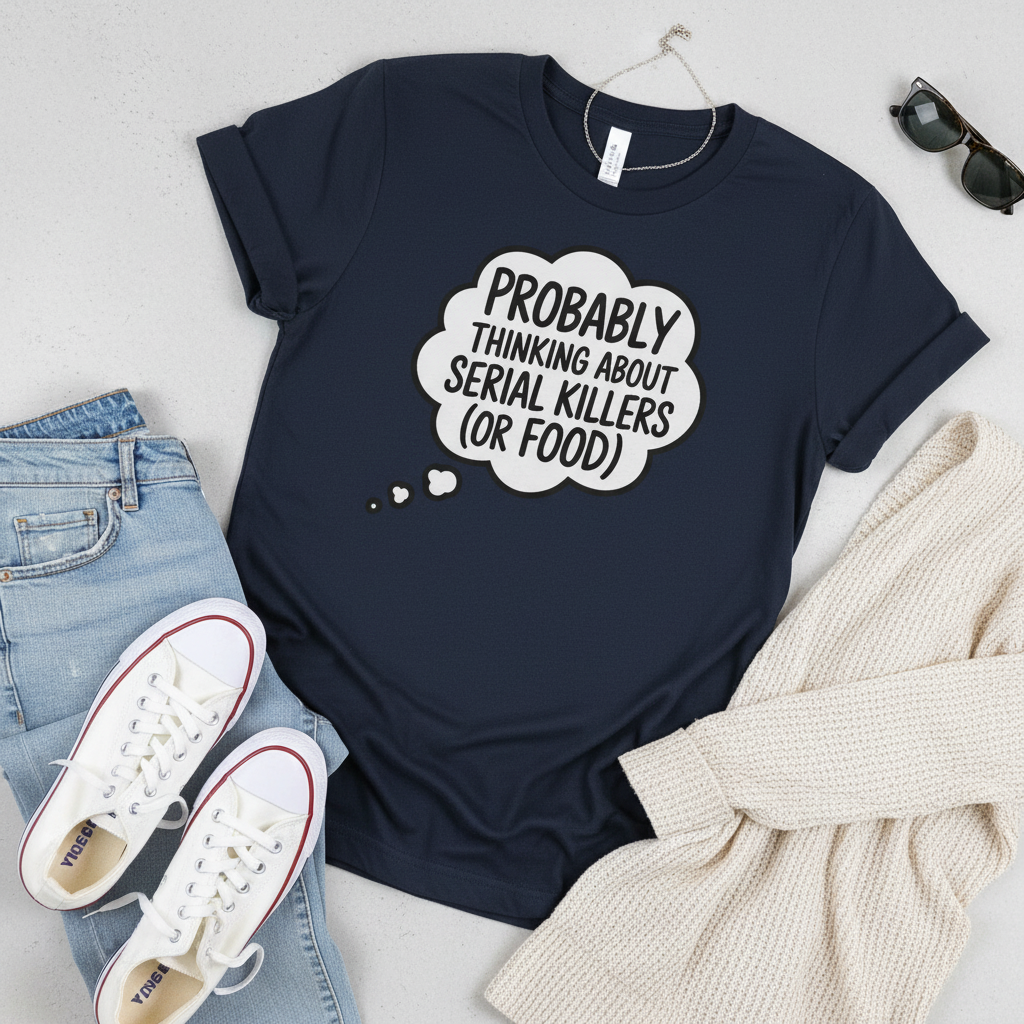 Serial Killers and Snacks T-Shirt_pairing