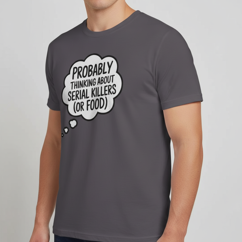Serial Killers and Snacks T-Shirt_benefit