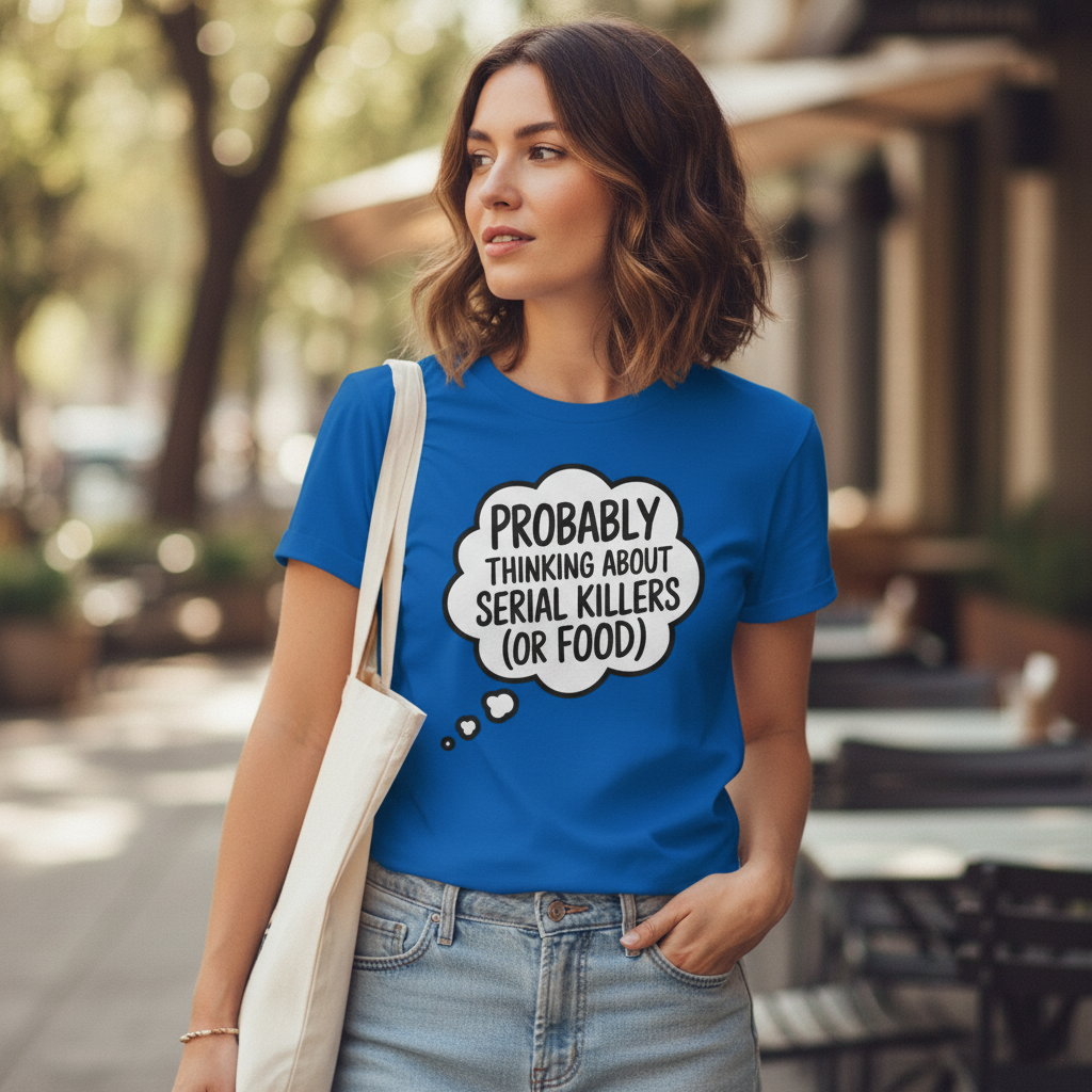 Serial Killers and Snacks T-Shirt_lifestyle