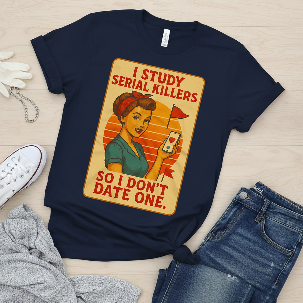 Serial Killer Red Flag T-Shirt_pairing