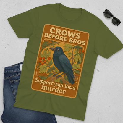 Crows Before Bros T-Shirt_pairing