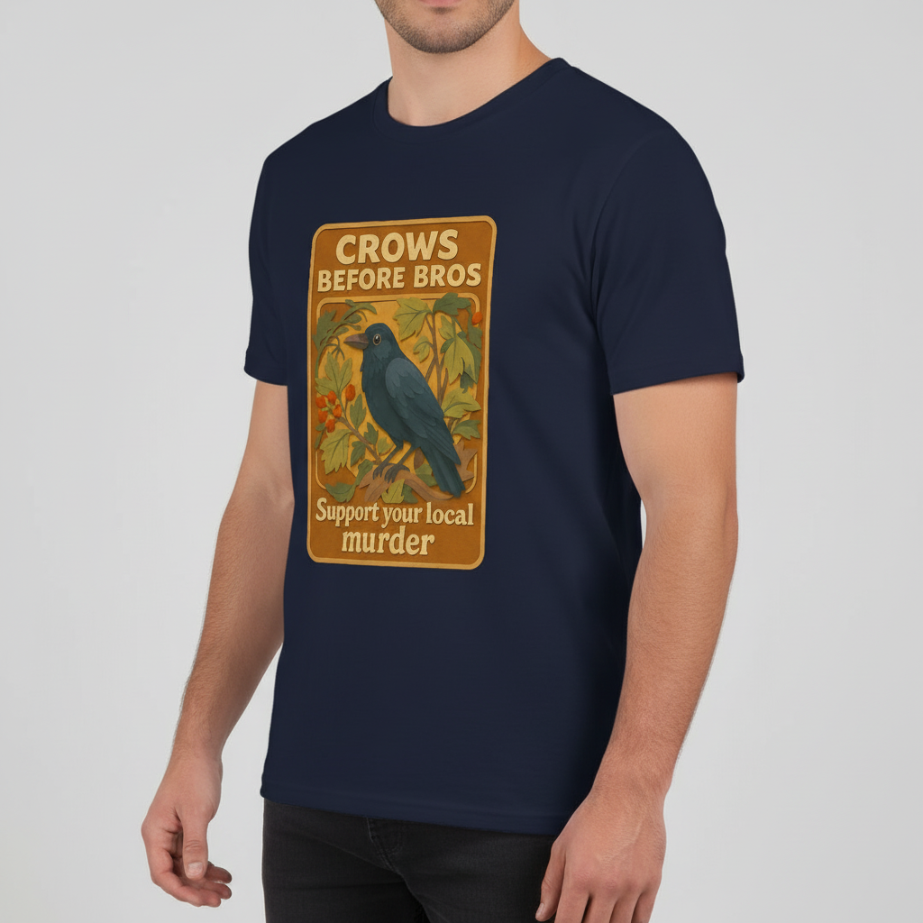 Crows Before Bros T-Shirt_benefit