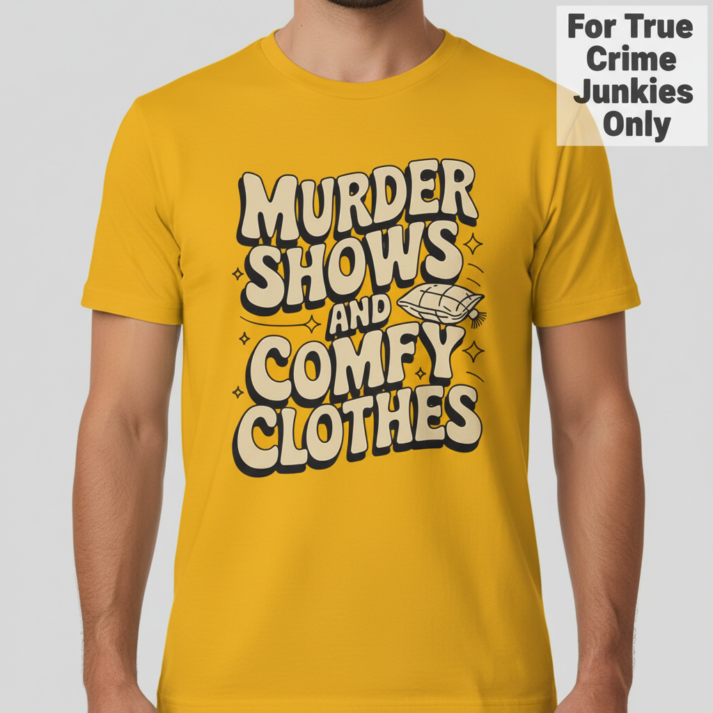 Murder Shows and Comfy Clothes T-Shirt_hero