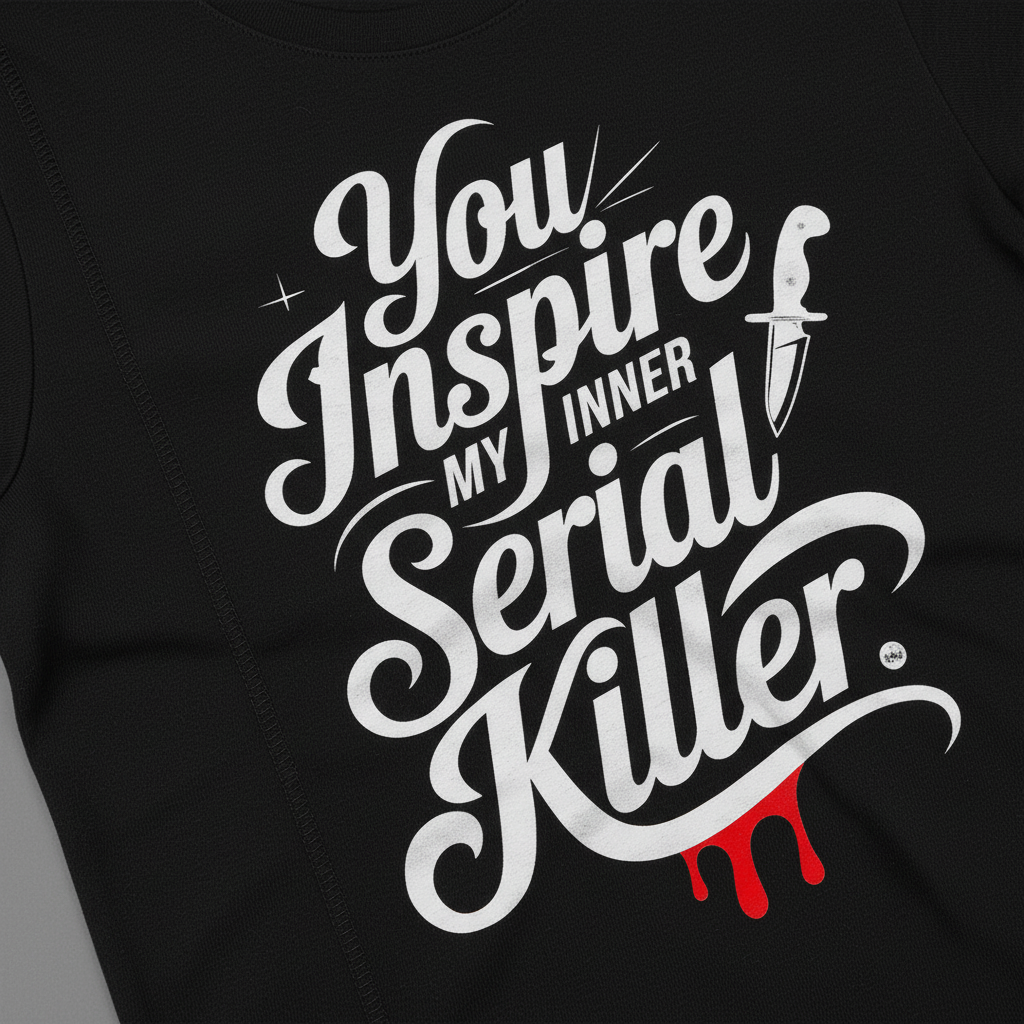 Inner Serial Killer T-Shirt_closeup