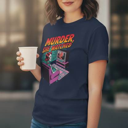 Murder She Watched T-Shirt_lifestyle