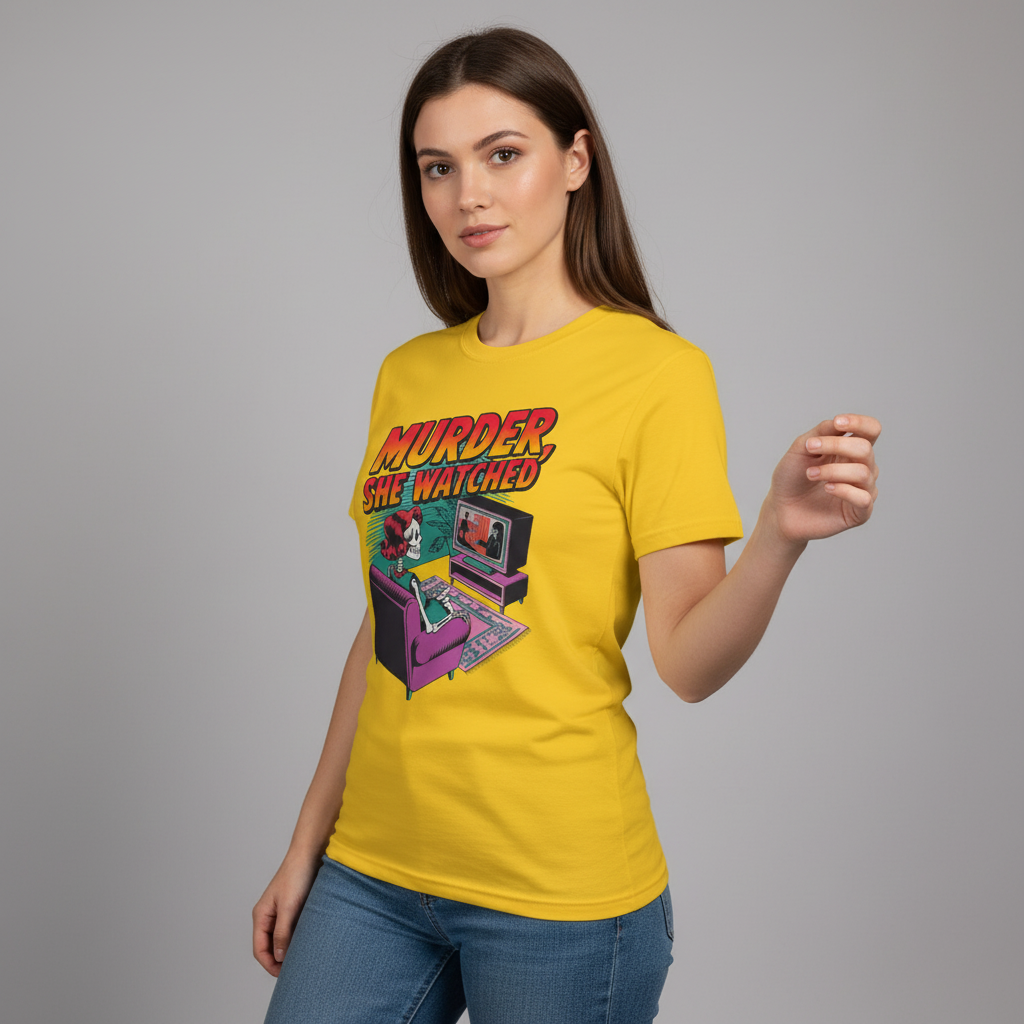 Murder She Watched T-Shirt_benefit