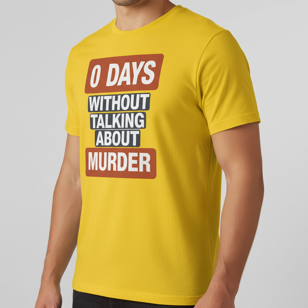 0 Days Without Talking About Murder T-Shirt_benefit