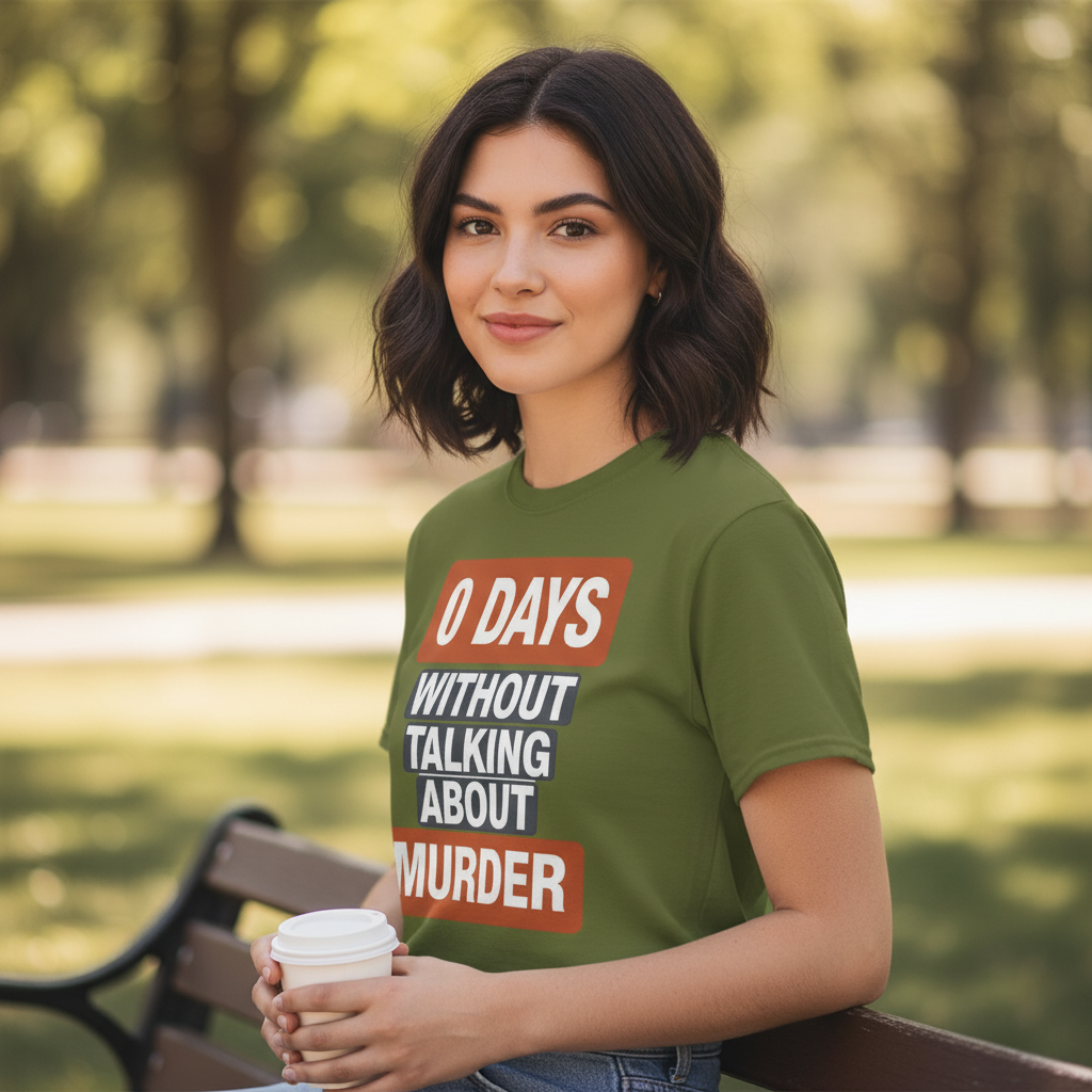 0 Days Without Talking About Murder T-Shirt_lifestyle